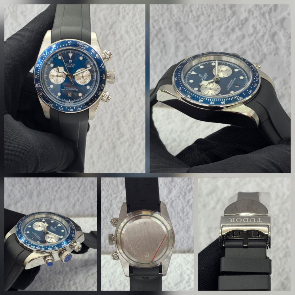 JAM TANGAN TUDOR CHRONO HERITAGE BLUE DIAL 41MM
