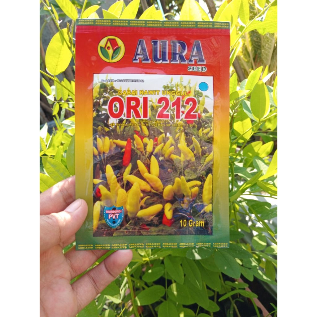 Benih cabe ori 212 original reepack 50/100 biji