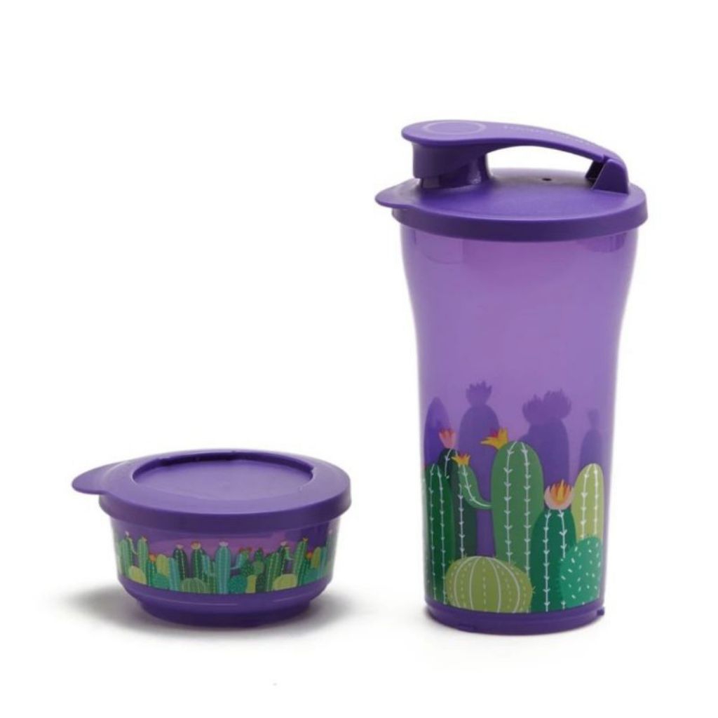 Super Vaso Ilumina Dec Set Tupperware || Ilumina Tumbler Set Tupperware || Cactus Set Tupperware