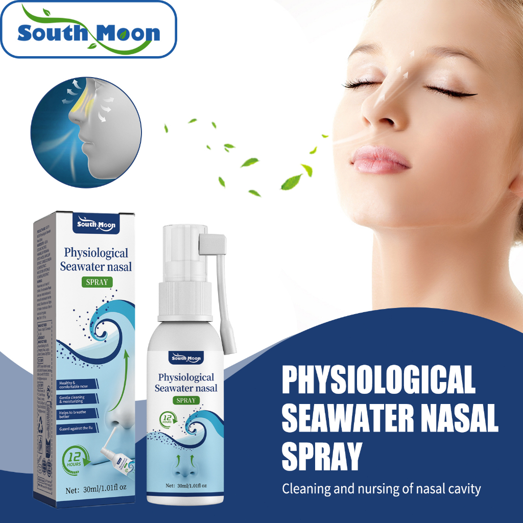 Saline Nasal Spray Salt Water Nasal Cleanses Nasal Cavity Relieves Nasal Congestion Improves Cold Na