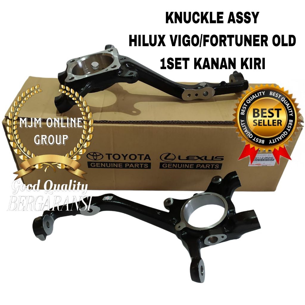 Knuckle assy / Knakel Hilux Vigo Fortuner 1set kanan kiri