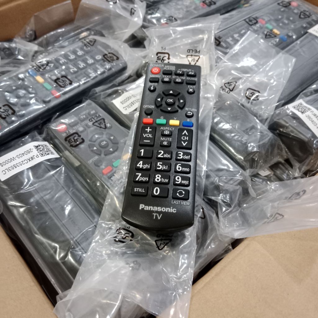 REMOT TV LED PANASONIC ORI / REMOT KONEKTOR / REMOT ORI TV LED LCD PANASONIC TV NEW