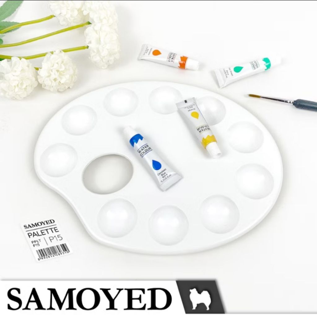 Palet Lukis Plastik Oval Picasso / Palet Lukis