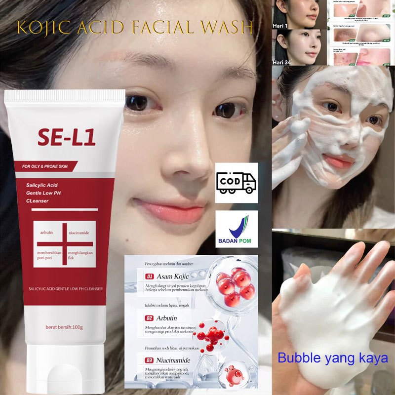 SC-11 Facial Wash Pembersih Wajah Sabun Muka Wash Skin and Cleaning BPOM