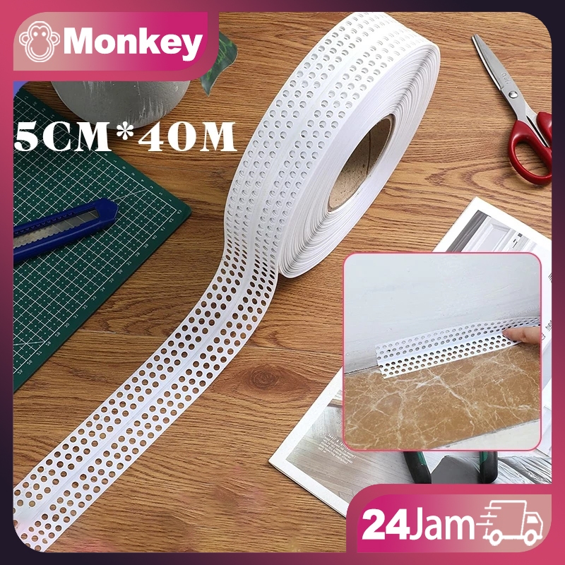40mx5cm Corner Bead PVC Corner Bead Sudutan Luar Sudutan Tembok Untuk Sudutan Luar Dan Dalam
