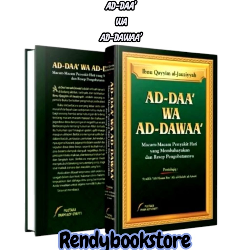 BUKU AD DAA WA AD DAWAA PUSTAKA IMAM ASY SYAFII IBNU QAYYIM AL JAUZIYAH ORIGINAL