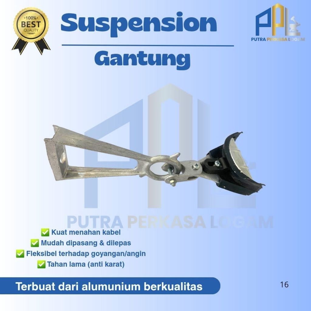 SUSPENSION GANTUNG / CLAMP BRACKET / SUSPENSION GANTUNG KLEM BRAKET TELKOM PLN