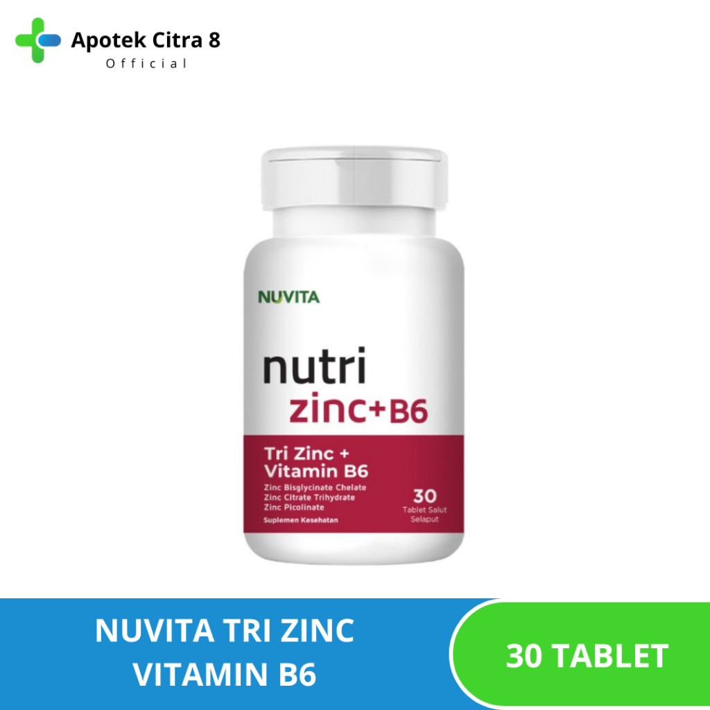 Nuvita Tri Zinc + Vitamin B6 (30)
