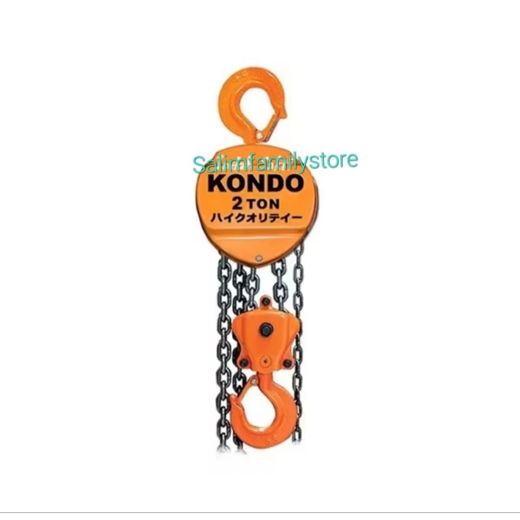 Katrol Chain Block Chainblock Takel 2 Ton 5 Meter Kondo