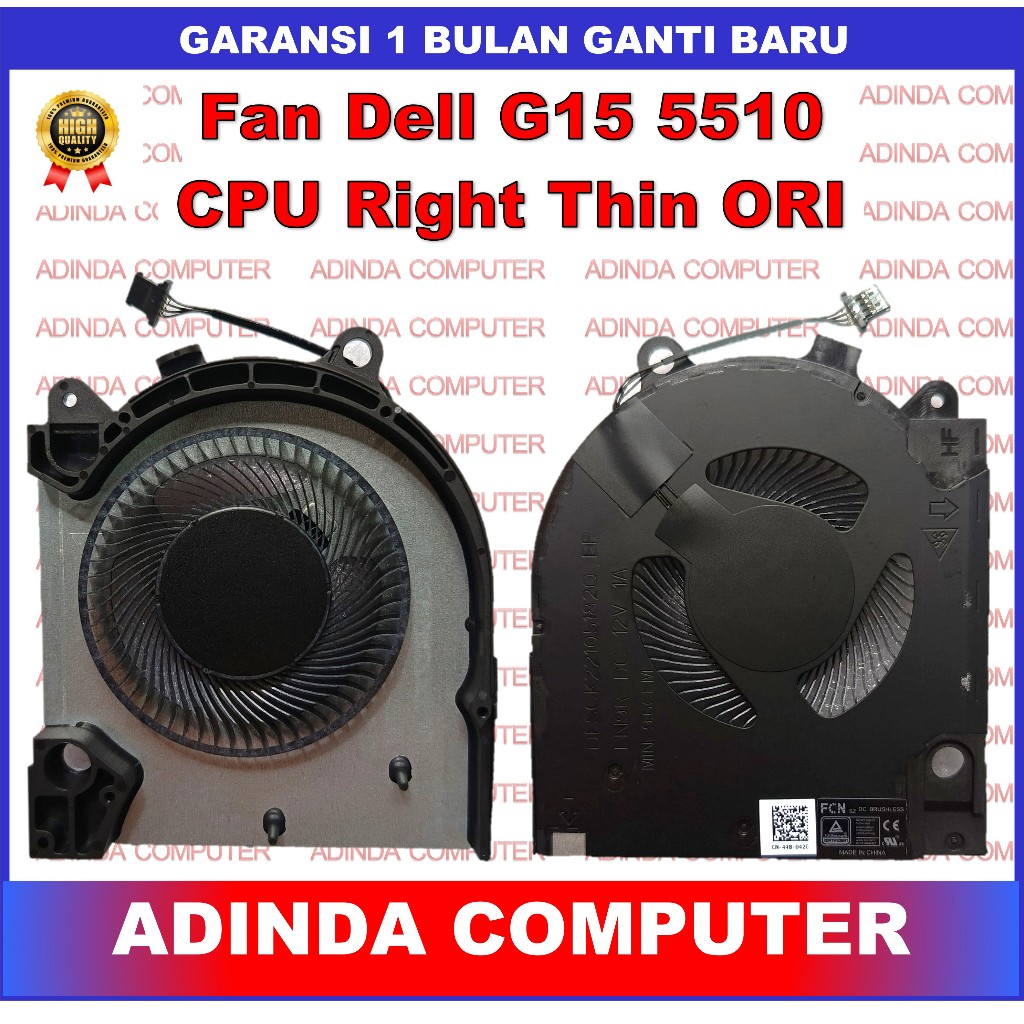 Fan Dell G15 5510 G15 5511 G15 5515 RTX3050 RTX3060 RTX3070 CPU ORI