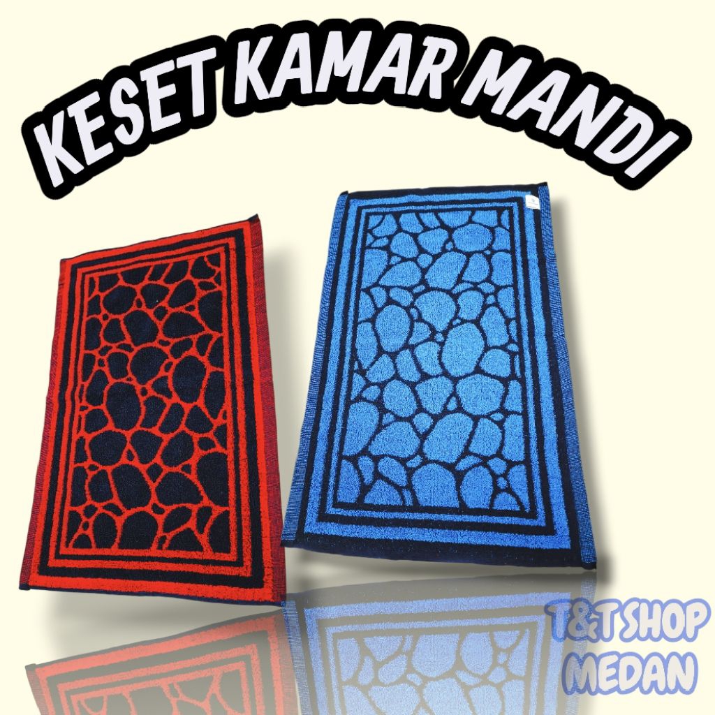 T&T SHOP MEDAN KESET KAKI HANDUK SERBAGUNA BAGUS MENYERAP AIR DEPAN KAMAR MANDI