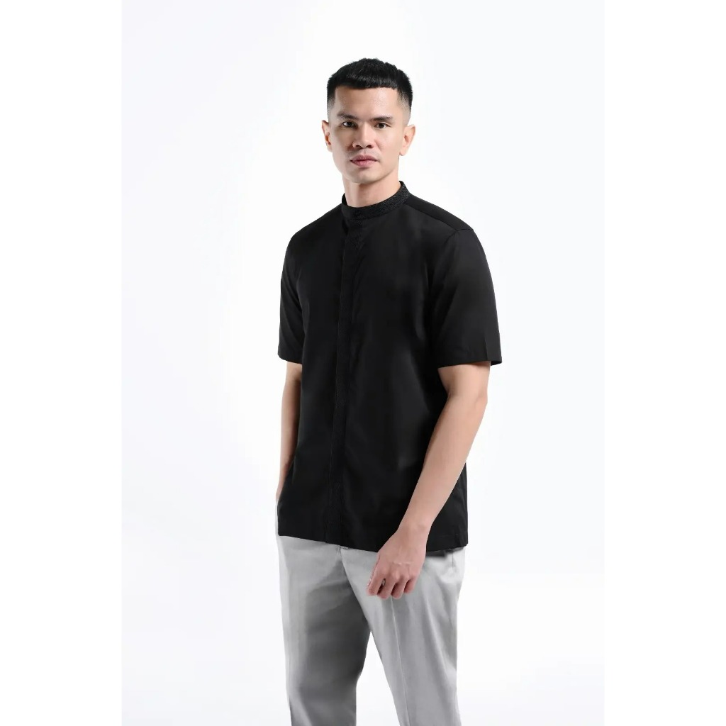 TWP Byzan Short Sleeve Shirt Baju Muslim Pria Lengan Pendek Heymale