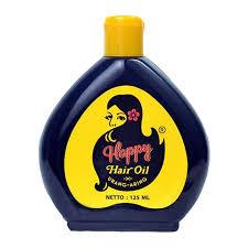 HAPPY HAIR OIL HITAM URANG ARING / MINYAK RAMBUT