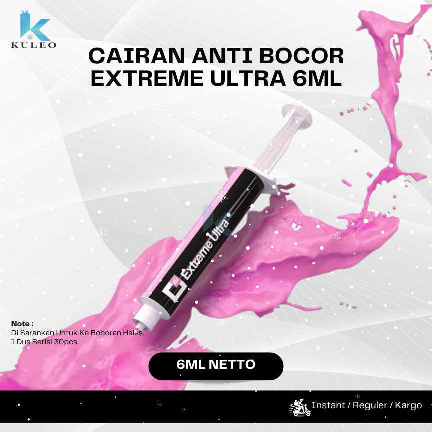 Extreme Ultra 6ml Errecom - Cairan Sealant Perbaikan Kebocoran Sistem AC Refrigerasi - Errecom Extre