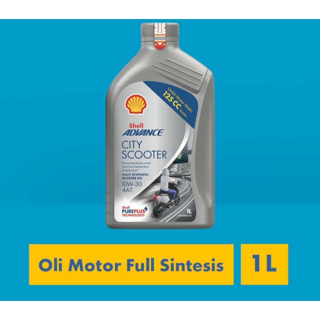OLI SHELL ADVANCE CITY SCOOTER 10W-30 1L  |  OLI MOTOR MATIC SHELL ADVANCE