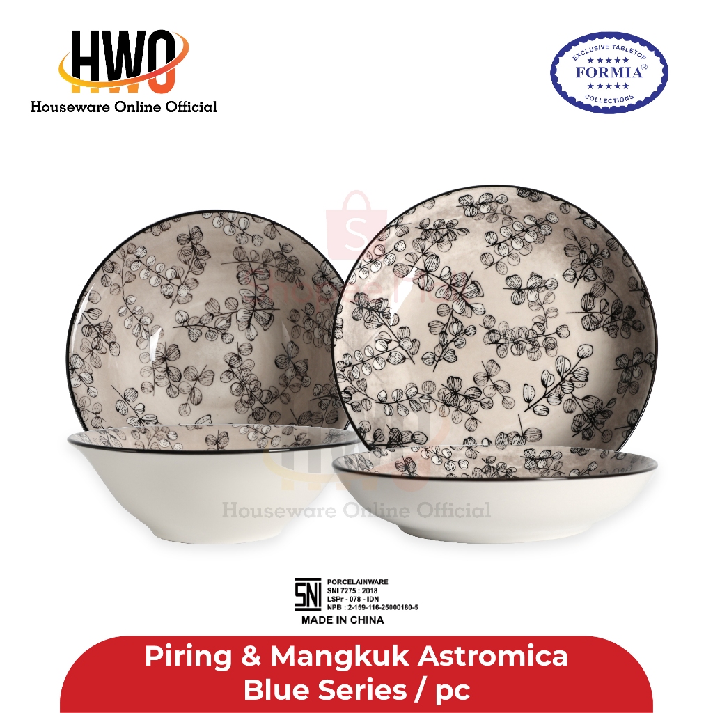 Formia Piring Mangkuk Keramik Eligante series