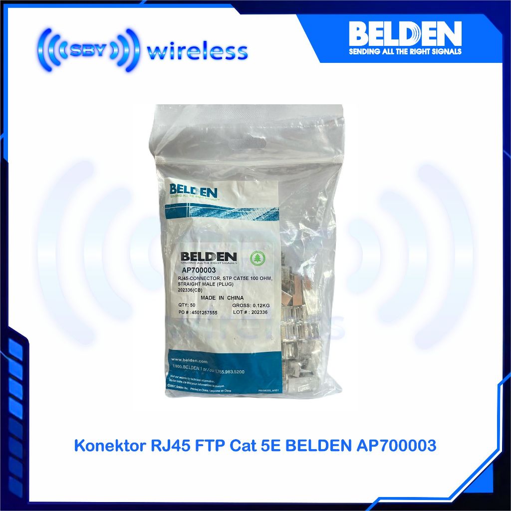 KONEKTOR RJ45 FTP CAT5E BELDEN AP700003 STP CAT 5E