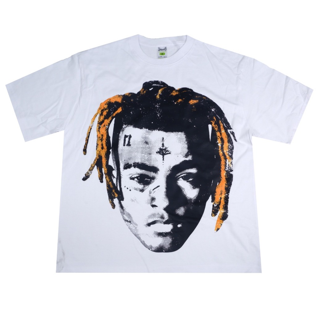 XXXTENTACION American Rapper T-shirt Music Bootleg Vintage Oversize White Series