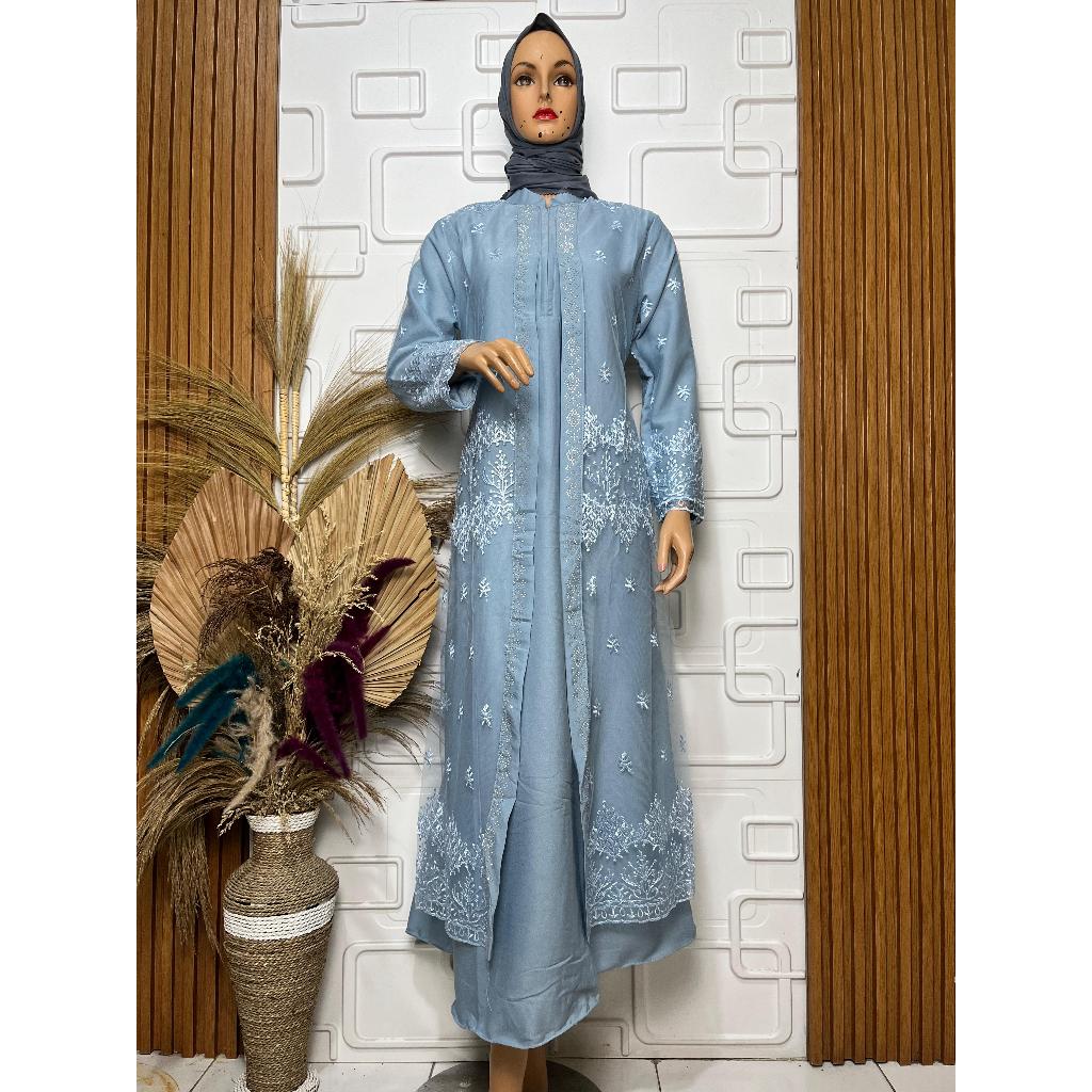 Maxi Felicia Gamis Brukat Murah Terbaru gamis  dress kondangan Seragaman