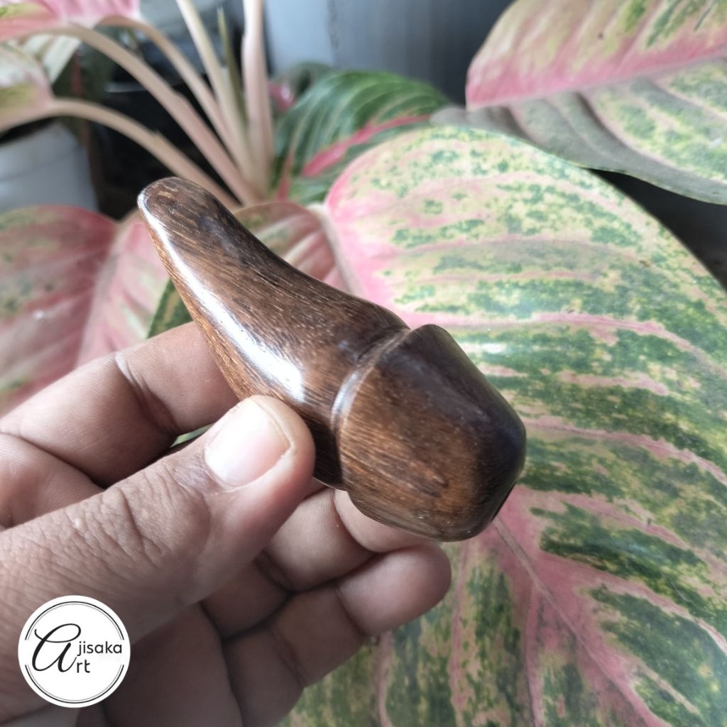 AJISAKA_ART | pipa once / once cangklong unik dan antik kayu kelor jawa