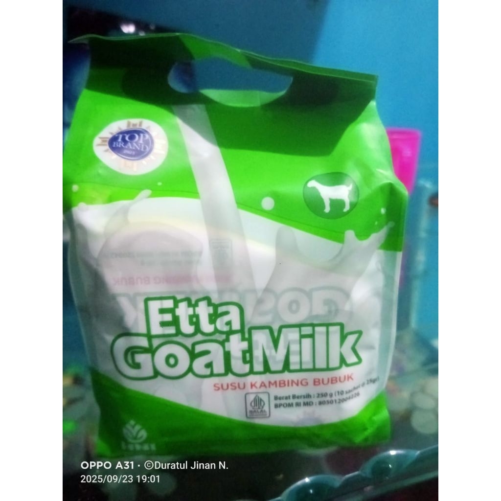 Etta goat milk (10 sachet)