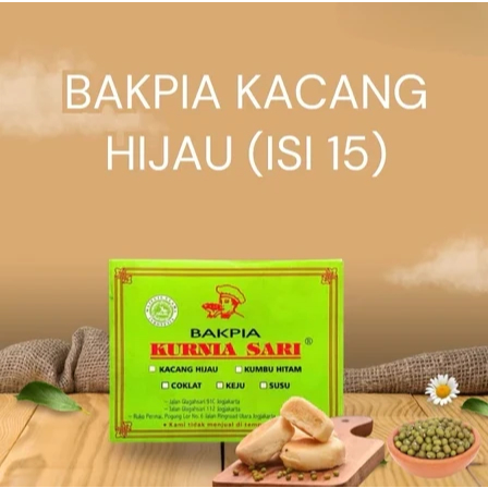 Bakpia Kurnia Sari Khas Jogja Isi 15 Pcs original