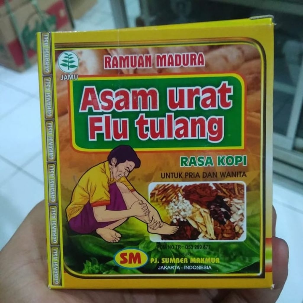Jamu Ramuan Madura Asam Urat Flu Tulang Rasa kopi