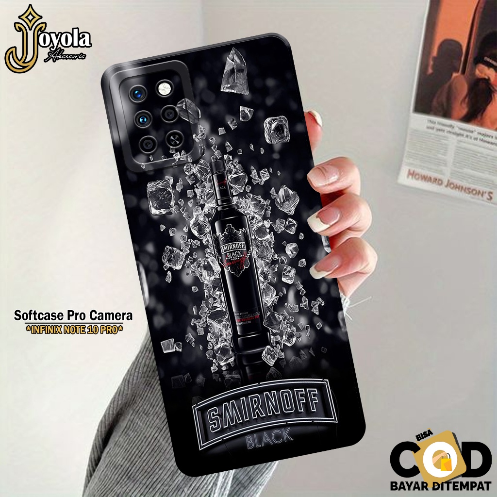 Softcase Hp Infinix Note 10 Pro JOYOLA Fashion Case Minuman Case Infinix Note 10 Pro Silikon Tpu Pro