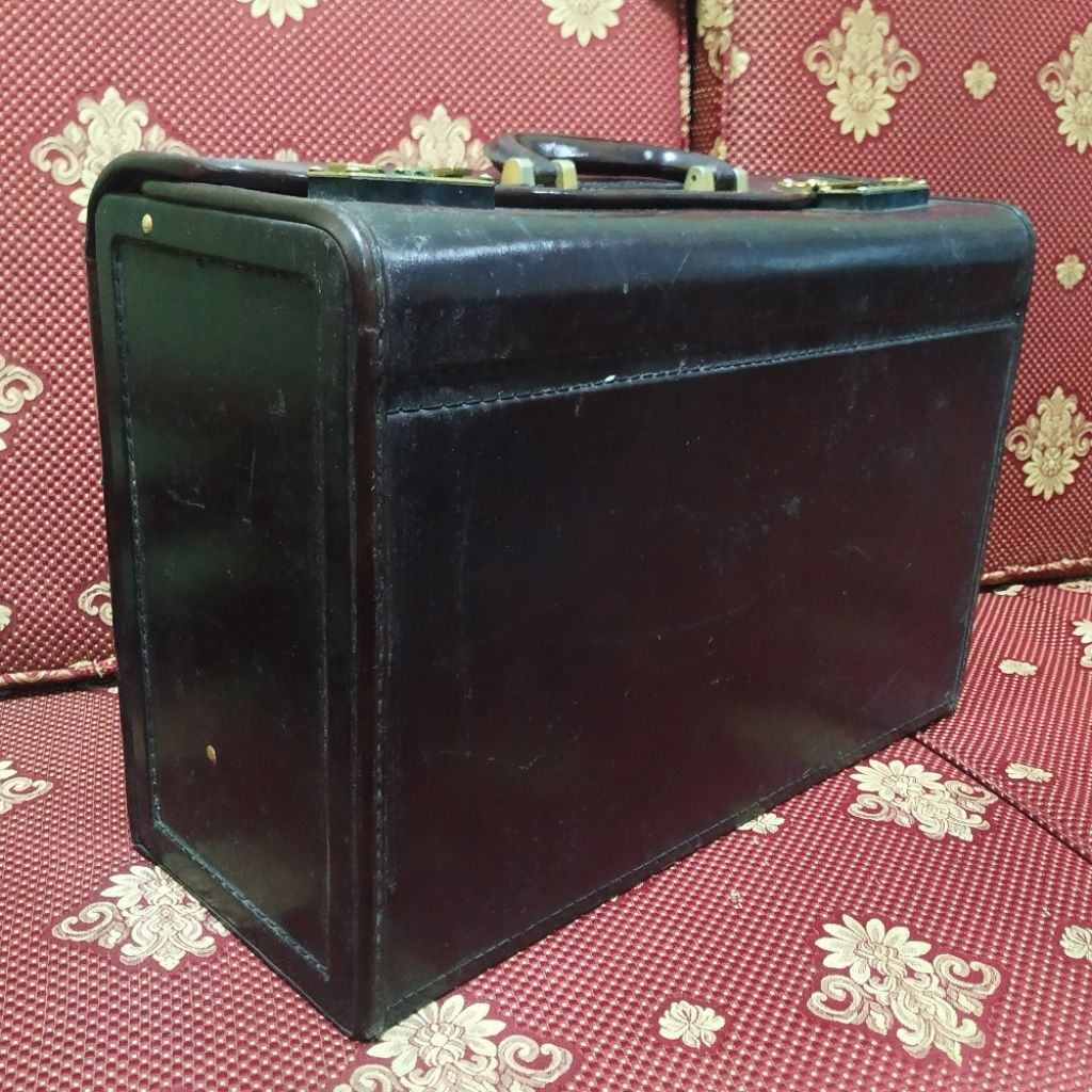 travel bag koper vintage old school original buti pelletterie