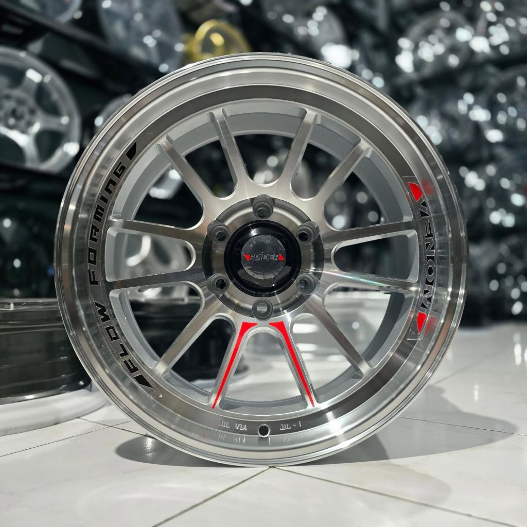 VELG VENOM SPIDER R18 FLOW FORMING R18 PCD 6X139,7 velg racing ring 18 Pajero Fortuner Triton velg m