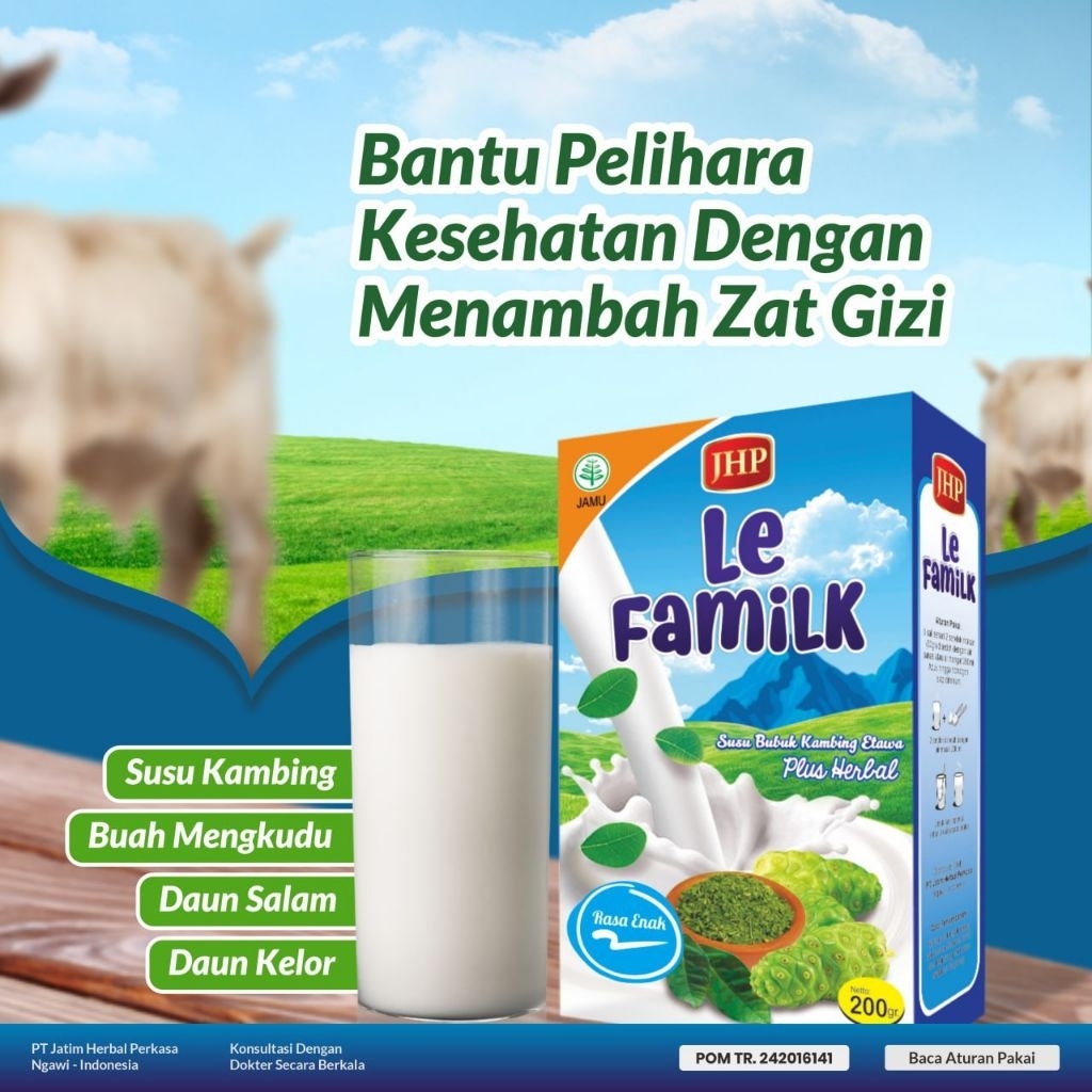 Susu Kambing Le Familk / Lereng Lawu Susu Kambing Etawa, Susu Kambing Plus Herbal, Susu Kambing Etaw