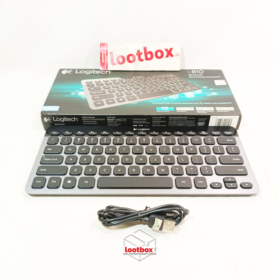 Logitech K810 Bluetooth Illuminated Keyboard [SECOND]