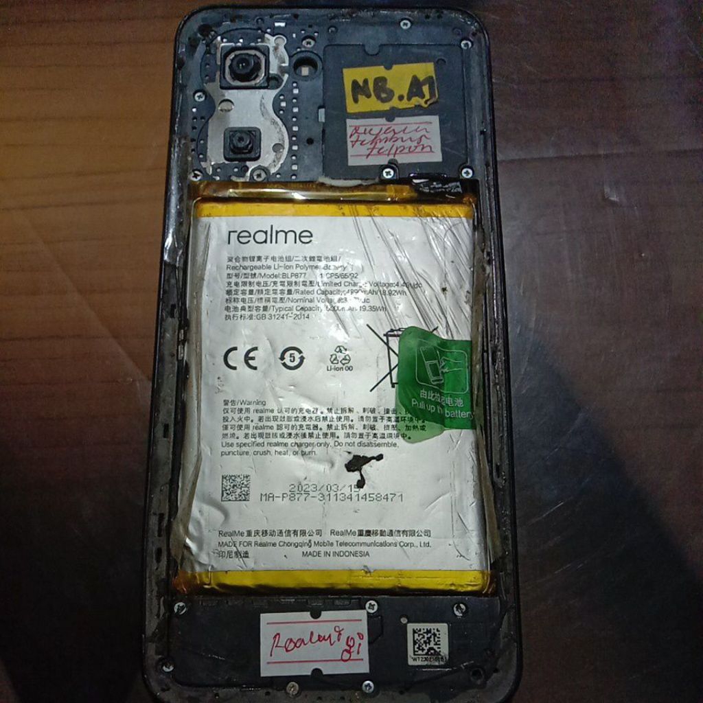 poin mesin normal realme 8i