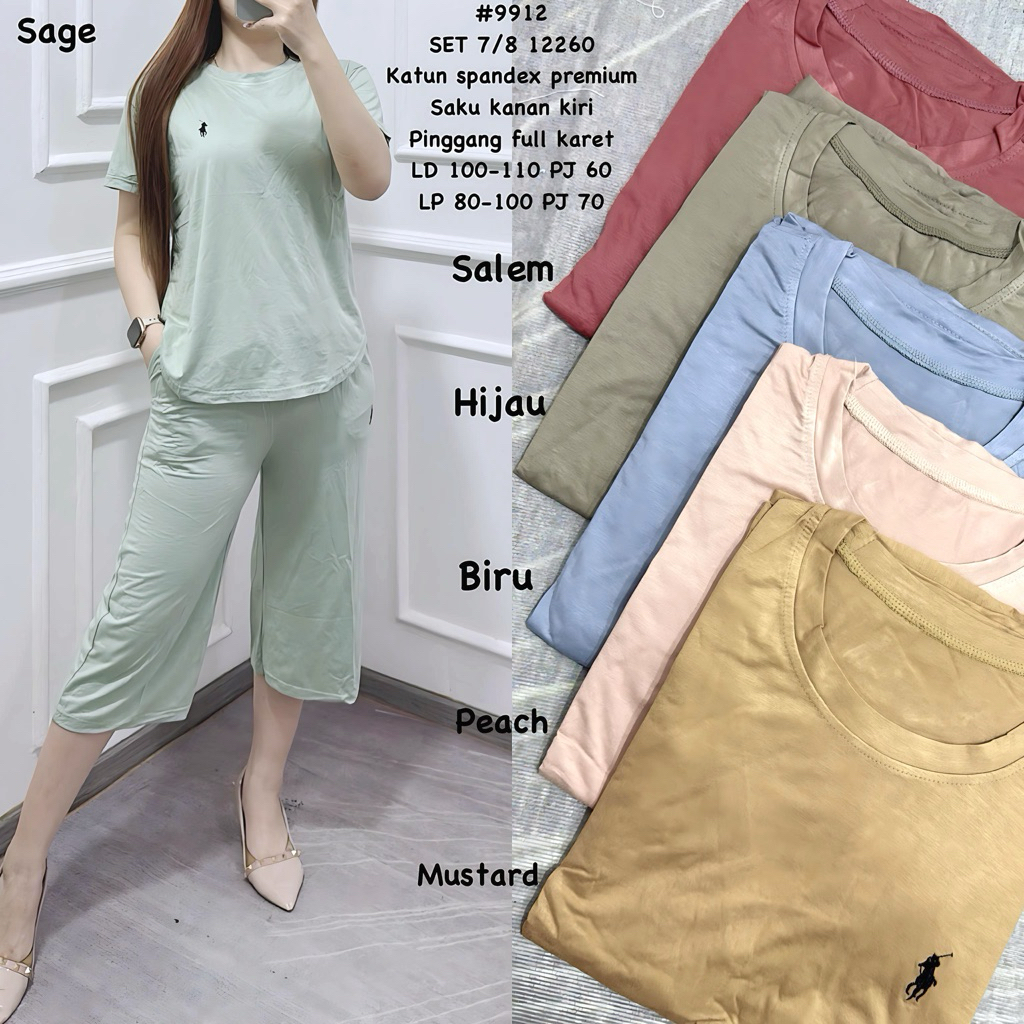 ZIELY • SET WANITA 7/8 #9912