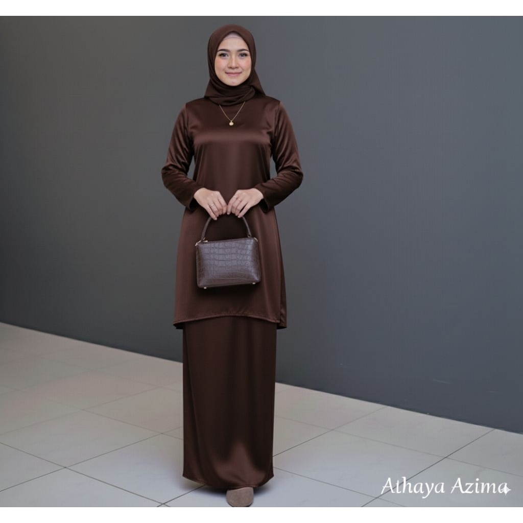 SETELAN KURUNG MELAYU TERBARU/BAJU KURUNG POLOS SET ROK SETELAN KURUNG MELAYU BAJU DAN ROK