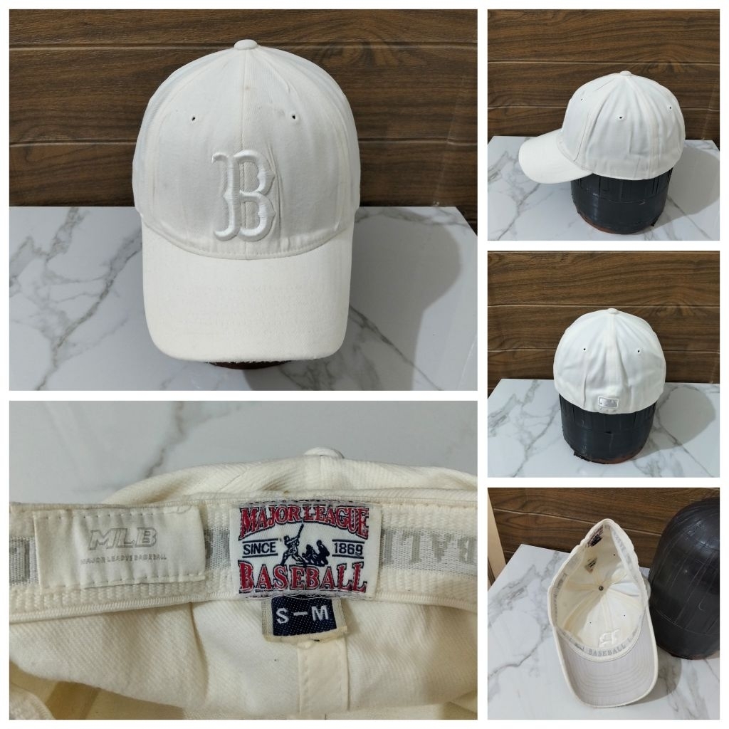 TOPI SECOND CAP FITTED MLB BOSTON