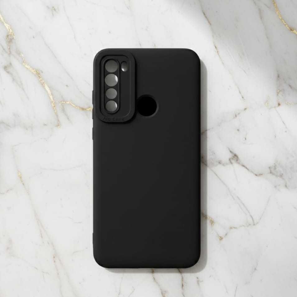 Black Matte Case Redmi Note 8 , Redmi Note 8 Pro Silikon Case Hitam