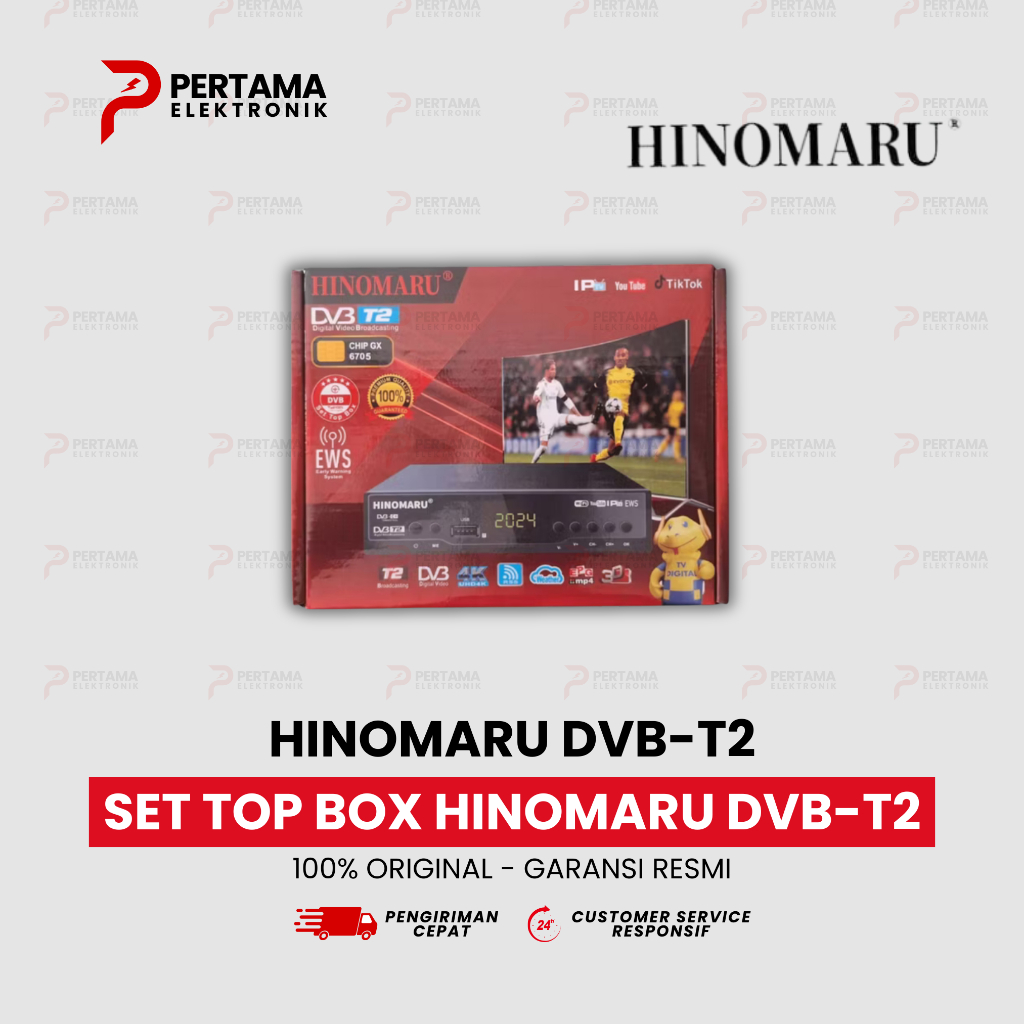 Set Top Box TV Digital HINOMARU DVB-T2 / STB HINOMARU