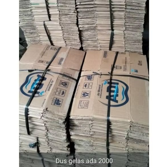 Dus Aqua Adi Gelas Kardus Bekas Dus Aqua