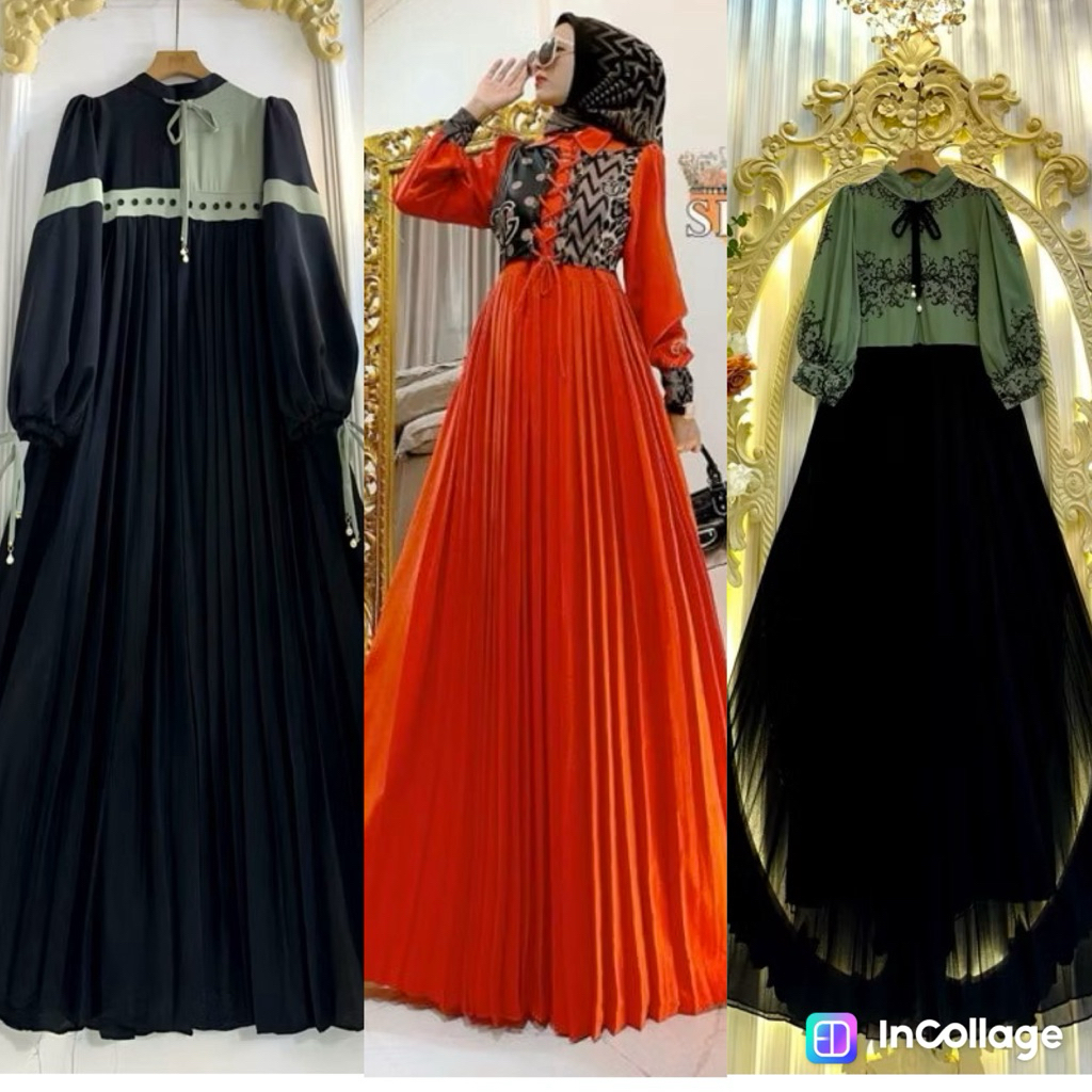 SHR MIDI DRESS CERUTY IMPOR 100%