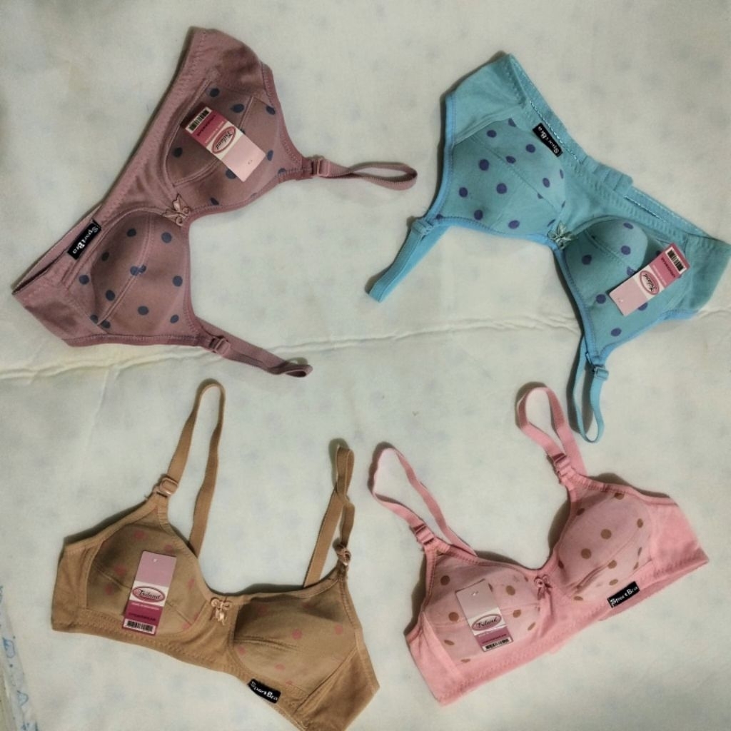 BH Remaja Motif Tanpa Busa