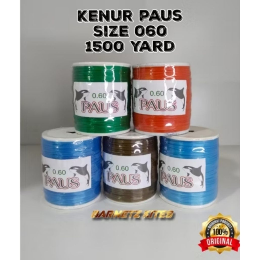 KENUR PENGULUR LAYANGAN 0.50 DAN 0.60 BEST QUALITY 1500 YARD