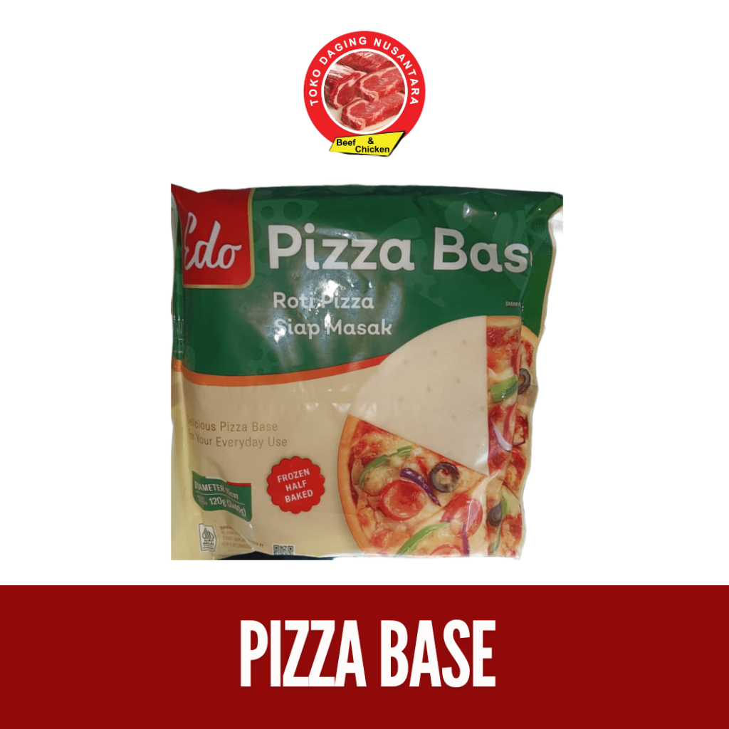 Pizza Base / Roti Pizza Siap Masak / Edo Pizza Base 120 Gram