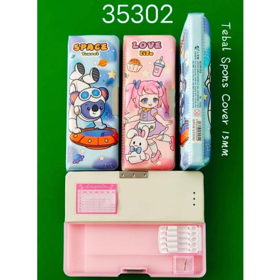 Xiaolingjing Pencil Case / Tempat Pensil Magnet 35302