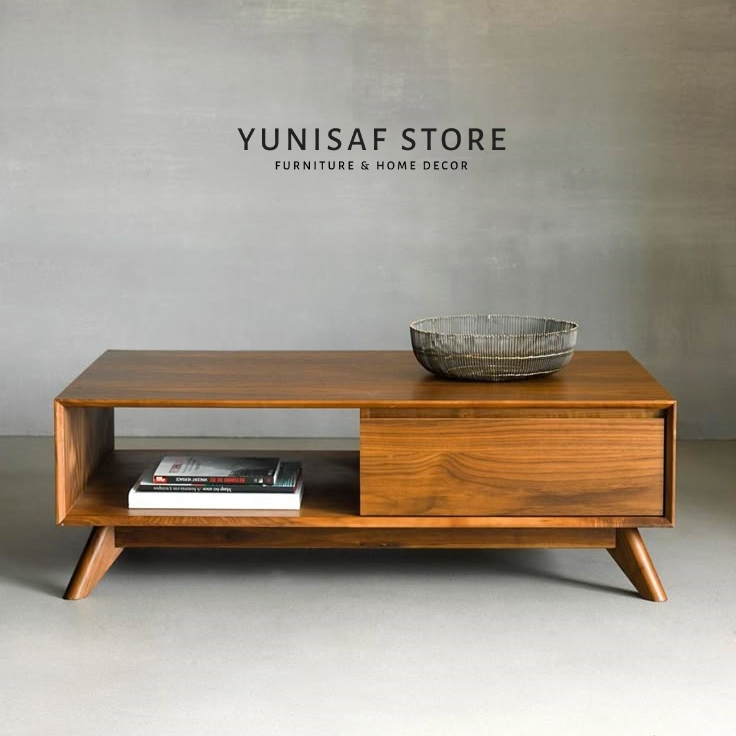 WUUDSTOK Meja tv kayu solid minimalis modern / Budget tv kayu /rak stand tv