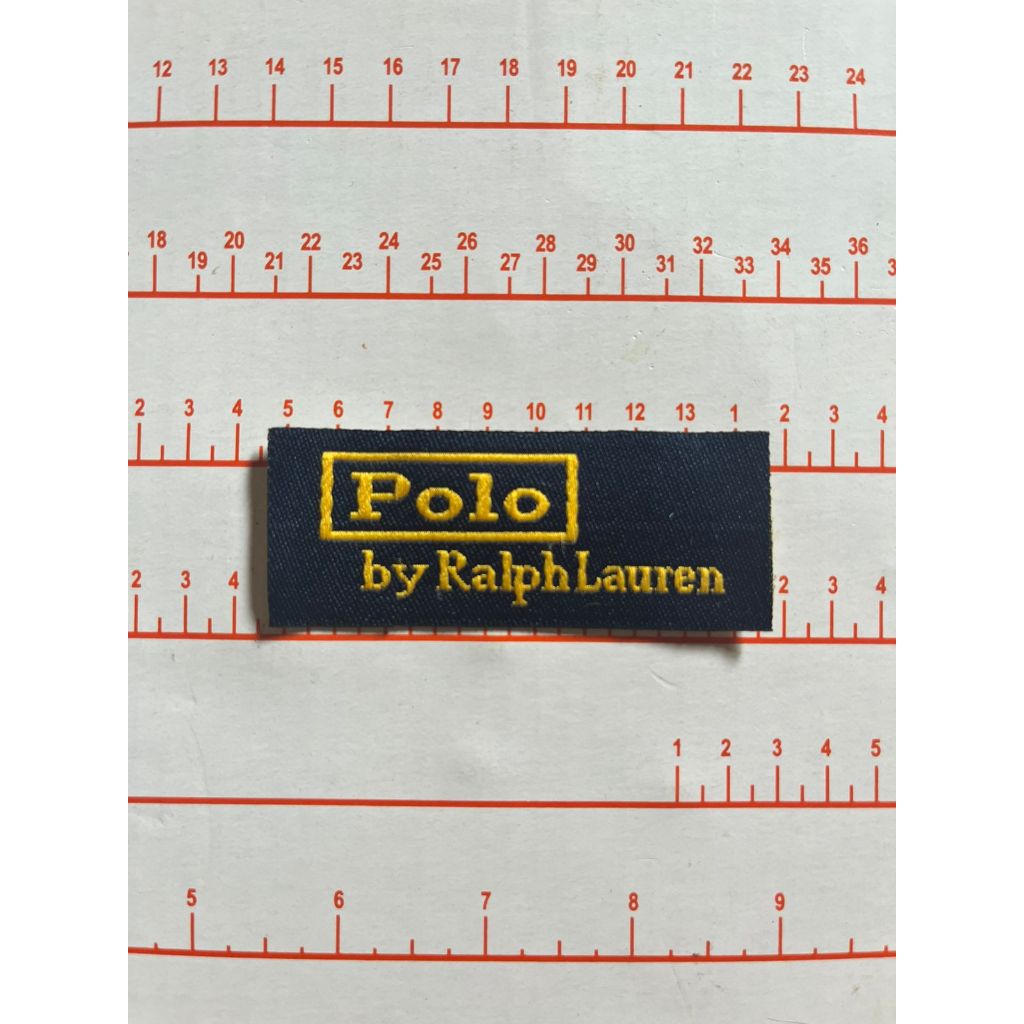 TAG LABEL WOVEN RAJUT POLO SUPER PREMIUM