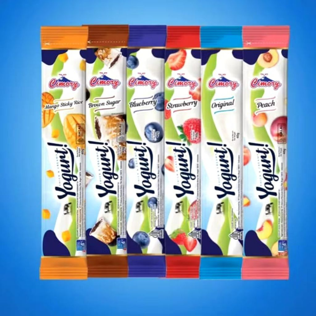 25 pcs Cimory stick yogurt rendah gula 40gr