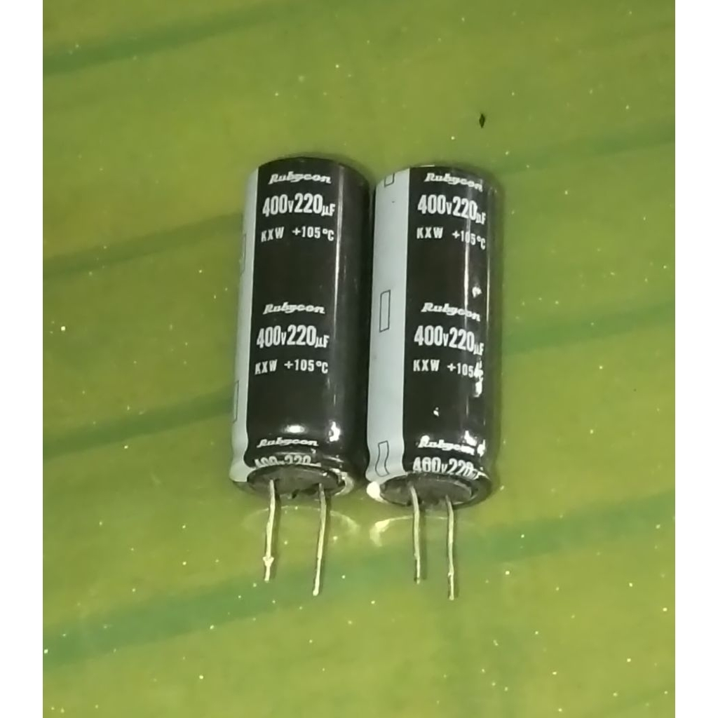 ELCO 400V 220UF BEKAS COPOTAN