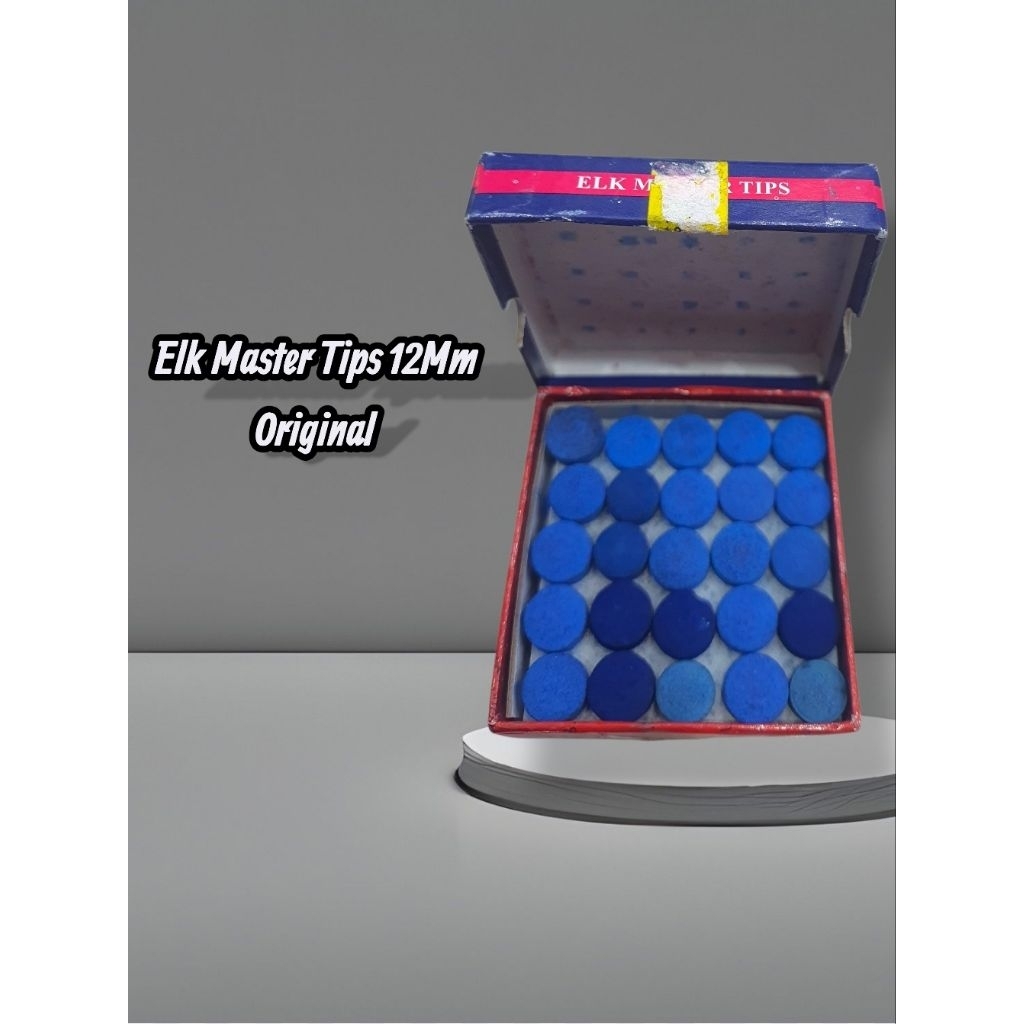 Master Tip Billiard / Billiard Cue / Tip Biliar Cue 12MM Original  ( Harga Tercantum per 10PCS )