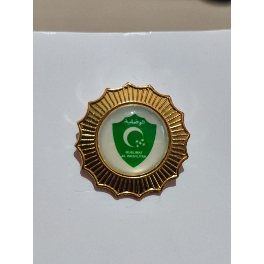 PIN MATAHARI LOGO MUSLIMAT AL WASHLIYAH